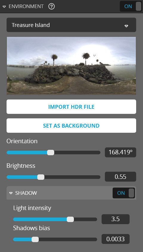 environment settings
