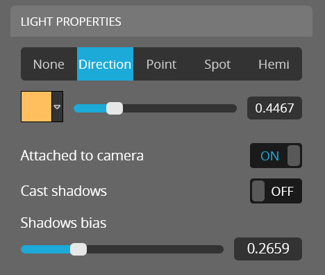 spotlight settings
